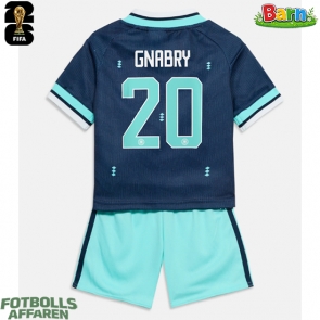 Tyskland Serge Gnabry #20 Bortaställ Barn VM 2026 Kortärmad (+ Korta byxor)